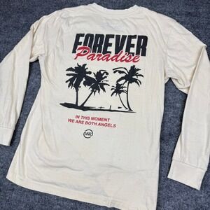 Young & Reckless Forever Paradise Long Sleeve T-Shirt Double‎ Graphic Mens